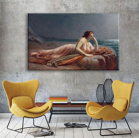 Auguste Raynaud Awaiting His Return Canvasfamous Etsy