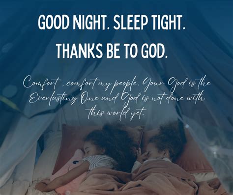 Thursday Theology Sleep Tight” A Homily For Evening Prayer