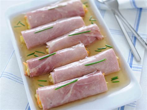 Ricetta Involtini Di Prosciutto Cotto In Gelatina Al Limone Donna Moderna