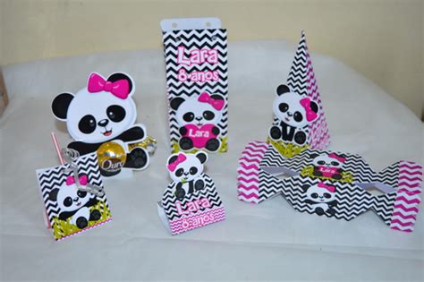 Kit Personalizado Panda Elo7 Produtos Especiais