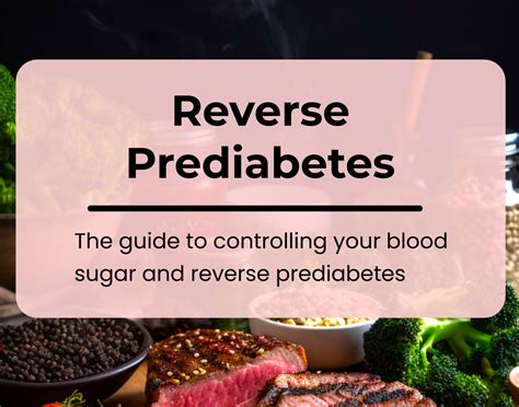 Guide To Reverse Prediabetes