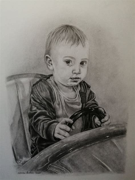 Original Bespoke Portrait Drawing Of You Or Loved Ones Etsy