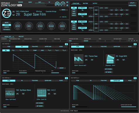 Roland ZENOLOGY Pro Advanced Software Synthesizer