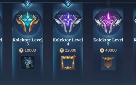 Apa Itu Kolektor Level Mobile Legends Ml Esportsku