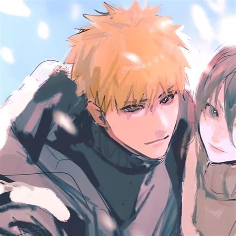 Bleach Ichigo And Rukia Matching Pfp Bleach Anime Anime Character