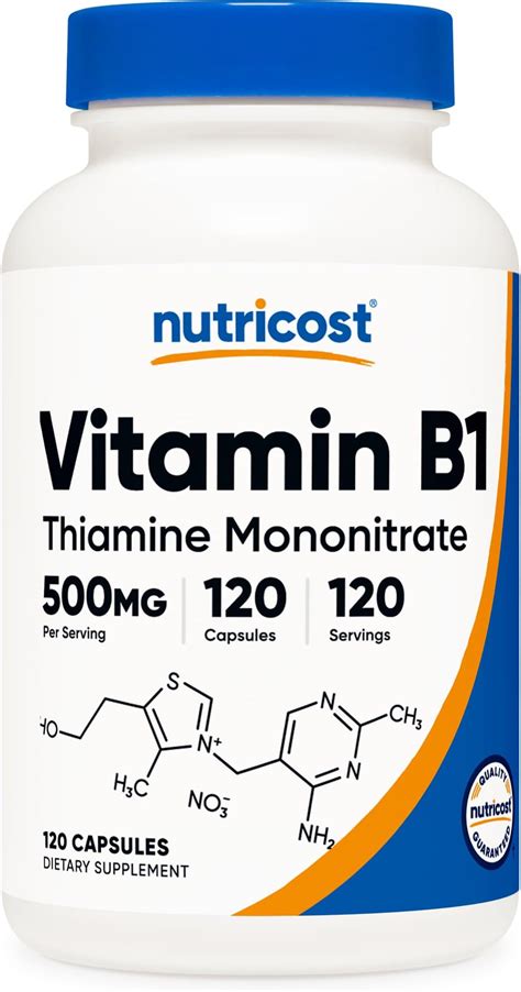 Amazon Best Naturals Vitamin B As Thiamine Mononitrate Mg