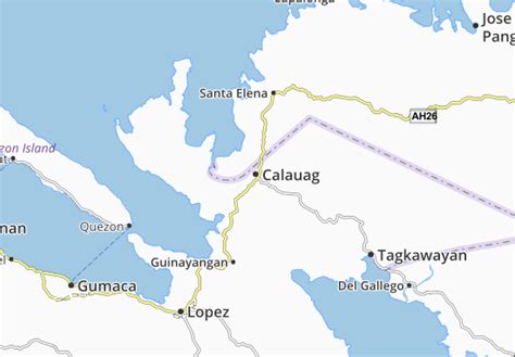 MICHELIN Calauag map - ViaMichelin