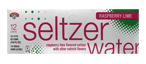 Hannaford Seltzer Water Raspberry Lime