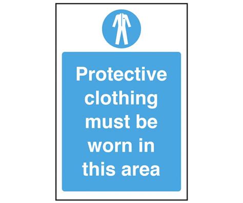 Protective Clothing Must Be Worn In This Area Notice Jc Catering And