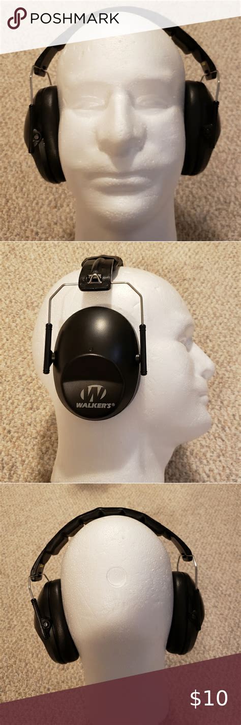 Noise Reduction Safety Ear Muffs Adult Size Earmuffs Muff Calf Leather