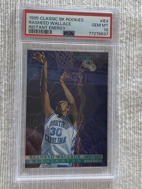 Classic Rookies Rasheed Wallace Psa Low Pop Ebay