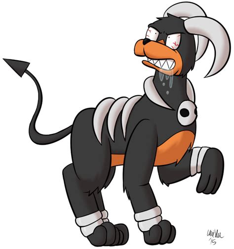 Houndoom Drawing By Katonator On Deviantart