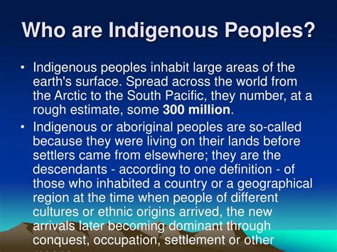 Ppt Indigenous Peoples In International Law Powerpoint Presentation