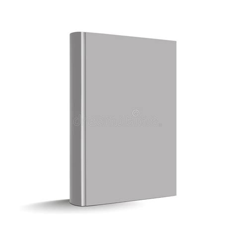 Libro De Tapa Dura Vertical Blanco Del Espacio En Blanco Ejemplo Del