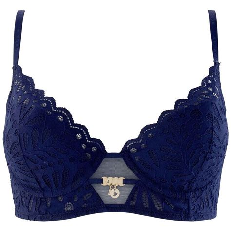 Morgan Soutien gorge ampliforme coque moulée bleu marine Amélie Bleu