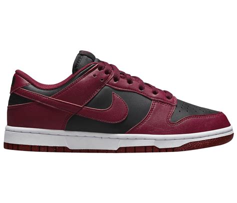 Nike Dunk Low Next Nature Sneakers Black Dark Beetroot