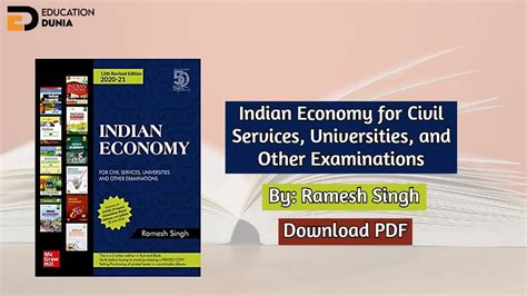 Indian Economy By Ramesh Singh Pdf Download Useful For Upsc Exams