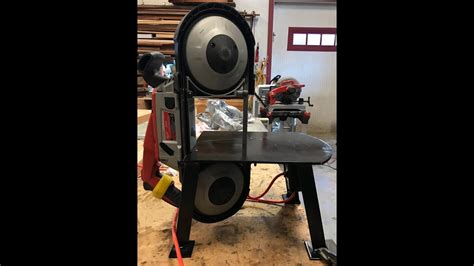 Portable Bandsaw Stand Build Youtube