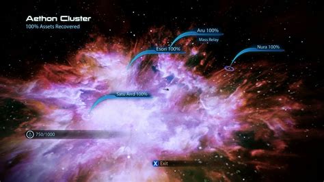 Mass Effect 3 Scanning Guide Aethon Cluster Youtube