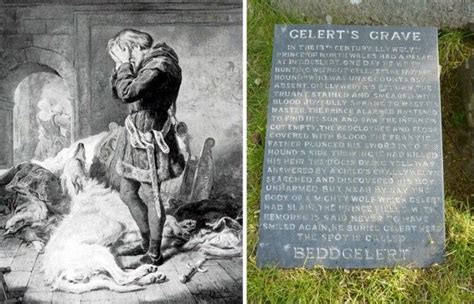 Gelert + Llywelyn :: Welsh legend :: the story of Gelert is a variation ...