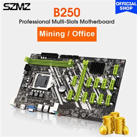 Placa base de criptomoneda SZMZ B250 placa base de minería LGA 1151