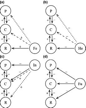 Predicted Direct Solid Arrows And Indirect Dashed Arrows Effects Of