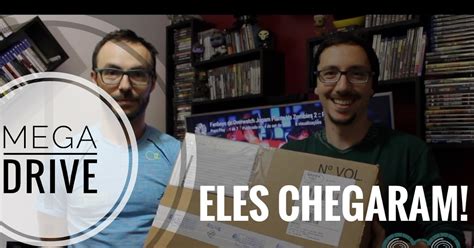 Eles Chegaram Unboxing Do Mega Drive E Do Guia Warpzone Papo Play