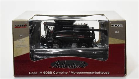 1/64th Case IH 6088 Combine Authentics #2 Black - Dalton's Farm Toys