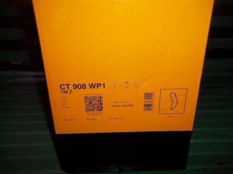 CT908WP1 РЕМКОМПЛЕКТ ГРМ С ПОМПОЙ CONTITECH | Запчасти на DRIVE2