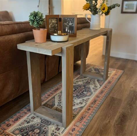 Simple Console Table Free Woodworking Plan