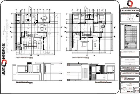 Planos De Residencial Real Jaguar En Pdf Vivienda Unifamiliar