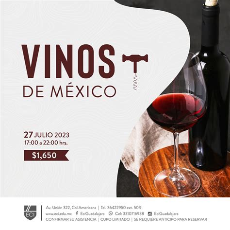 Curso Vinos De M Xico Eci Escuela Culinaria Internacional