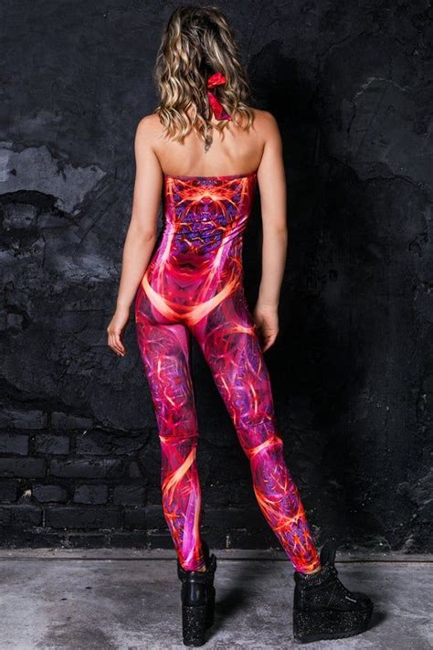 Rave Catsuit Festival Catsuit Spandex Jumpsuit Festival Clothing