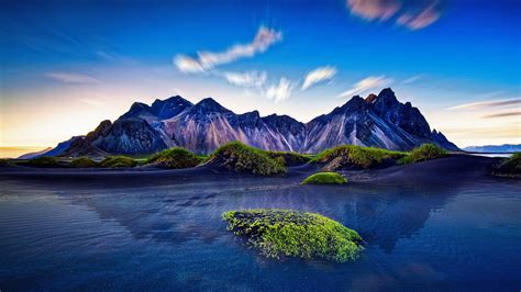 1680x1050 Resolution Mountain Surrounded With Body Of Water Iceland