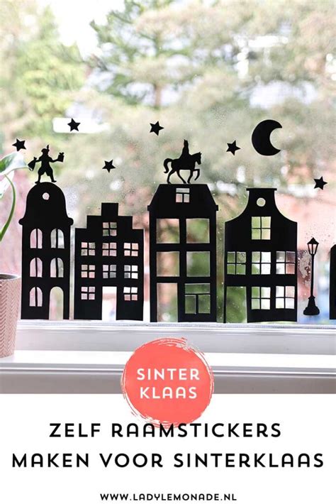 Sinterklaas raamstickers maken simpel én super leuk