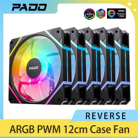 Aigo G Kit De Ventilador Do Caso Do Computador Mm Rgb Pwm Pin Pwm