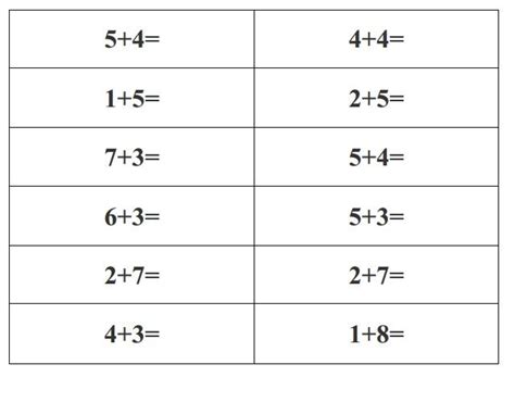 Easy Maths Worksheets