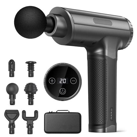 Massage Gun 6 Cabezales Profesional Noise Cancelling F I S I O