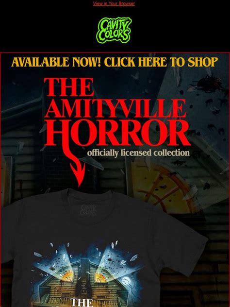 Cavitycolors The Amityville Horror Is Available Now Milled