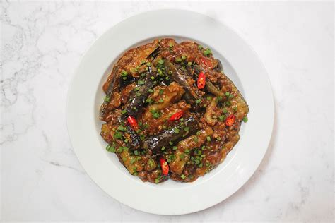 Yu Xiang Qie Zi Spicy Sichuan Eggplant Stir Fry Amcarmens Kitchen