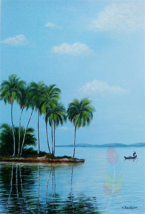 KERALA LANDSCAPE PAINTING