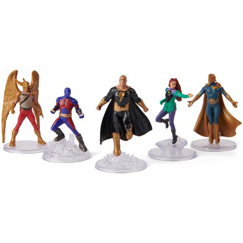 DC Comics, Black Adam Justice Society Set 5-Pack, 2-Inch Action Figures ...