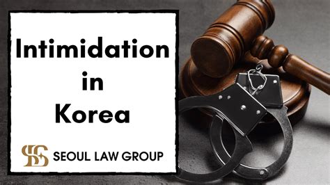 intimidation  korea      deal