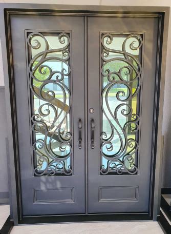 Entrance Doors Front Double Wrought Iron Doors Melbourne