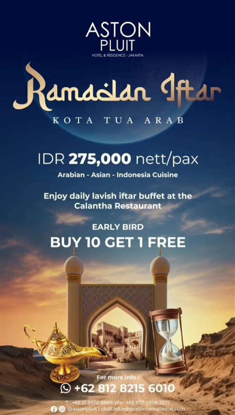 Jelajahi Ragam Pilihan Buka Puasa All You Can Eat Di Hotel Bintang