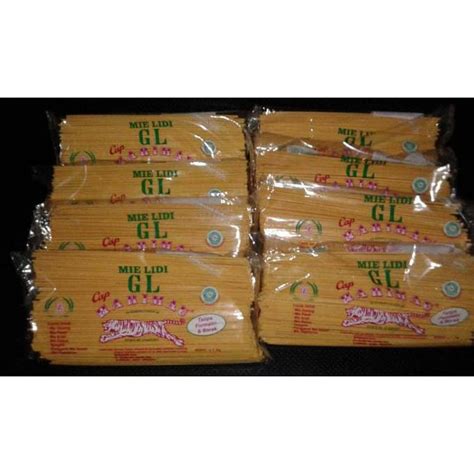 Jual Mie Lidi Medan Mie Gombak Spageti Batak Mie Batak 1 Kg Mie