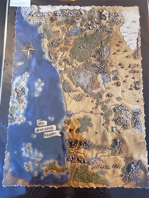 Sword Coast 18×24 Map Print