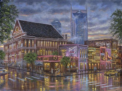 Nashville Painting The Town By Robert Finale Cv Art And Frame