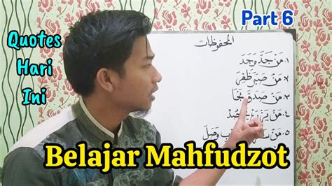 Belajar Mahfudzot Quotes Bahasa Arab 6 YouTube