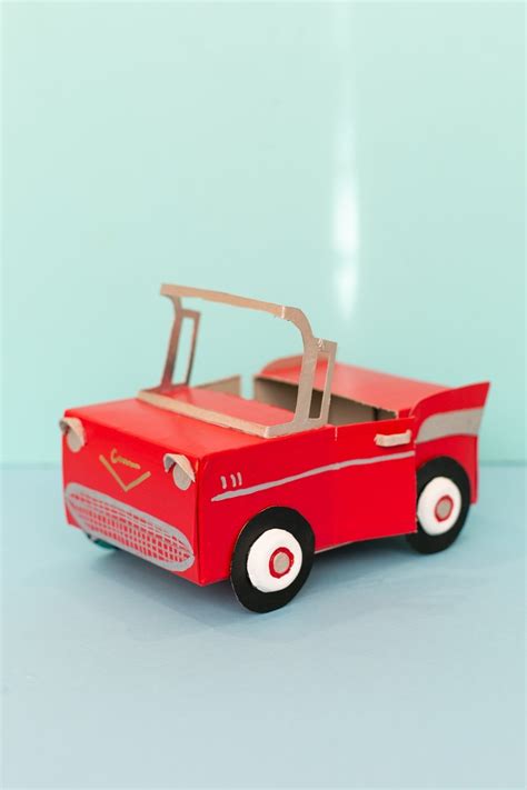 How to Make a Cardboard Toy Car » Upcycling DIY Project